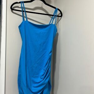 Susana Monaco Ruched Bodycon Dress blue